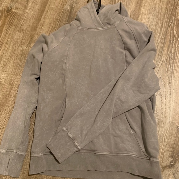 Lululemon Gray Scuba Hoodie - Picture 2 of 3